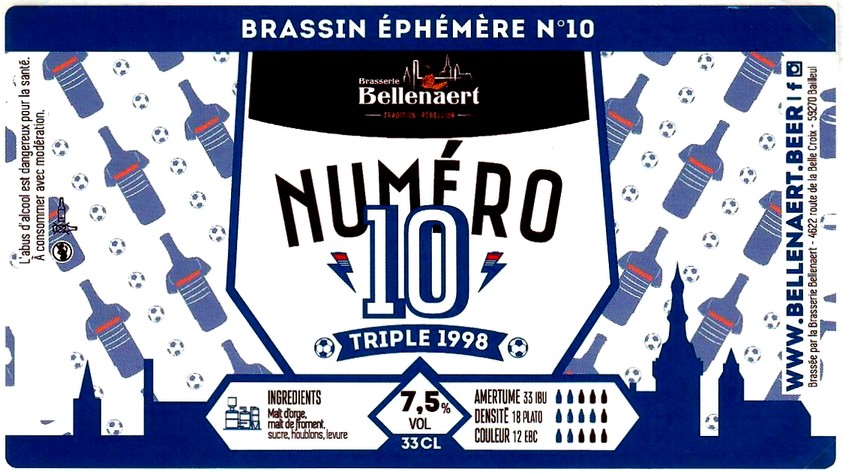 etiquette BRASSERIE BELLENAERT 26