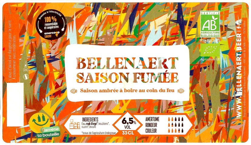 Etiquette BRASSERIE BELLENAERT 267