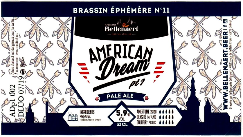 etiquette BRASSERIE BELLENAERT 28