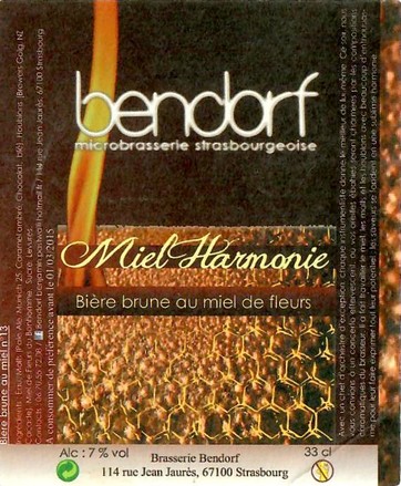 Etiquette BRASSERIE BENDORF 48