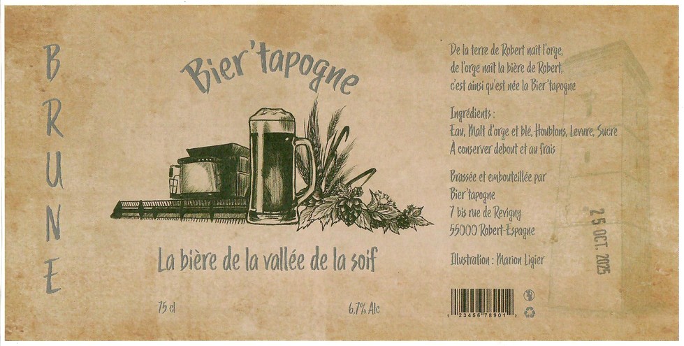Etiquette BRASSERIE BIER'TAPOGNE 06