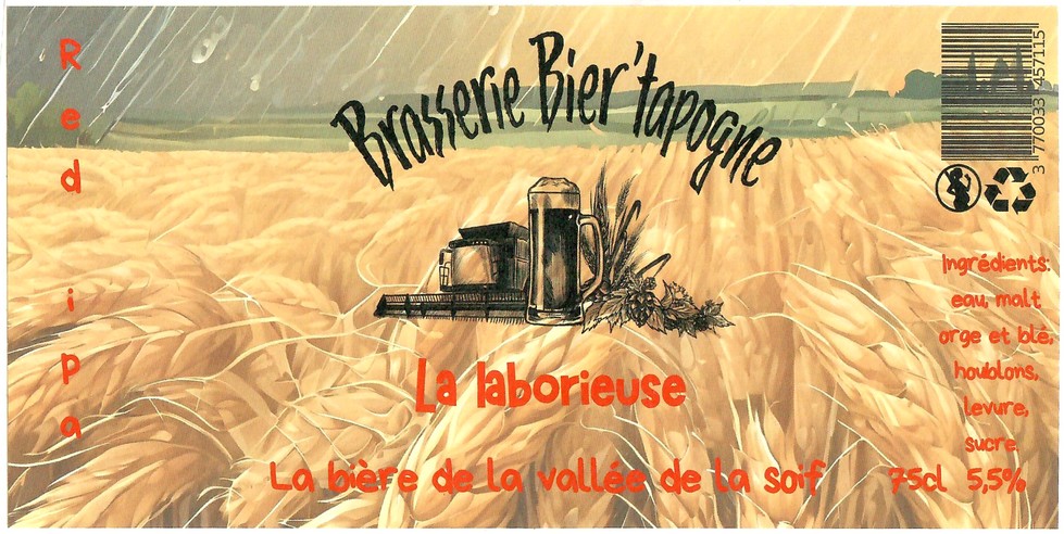 Etiquette BRASSERIE BIER'TAPOGNE 10