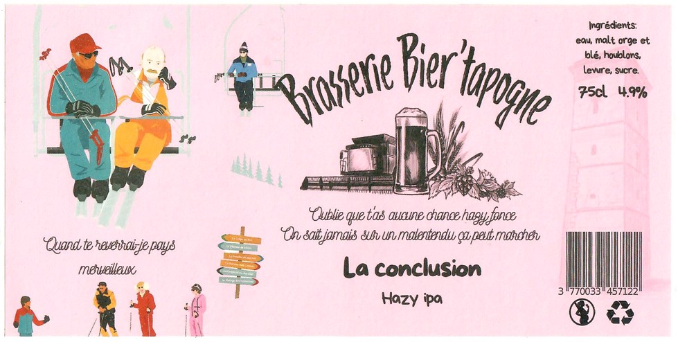 Etiquette BRASSERIE BIER'TAPOGNE 11