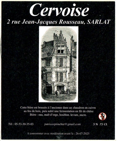 Etiquette BRASSERIE ARTISANALE SARLAT 05