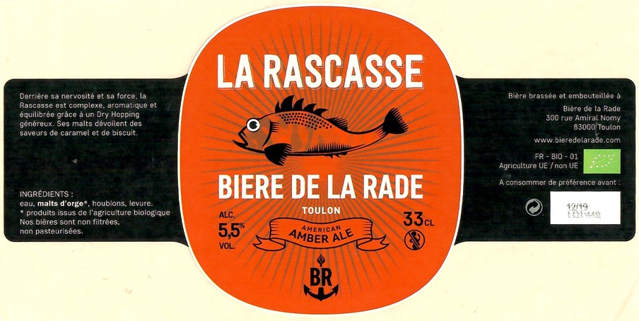 Etiquette BRASSERIE BIERE DE LA RADE 04