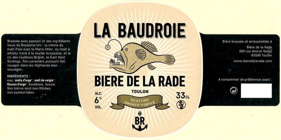 Etiquette BRASSERIE BIERE DE LA RADE 09