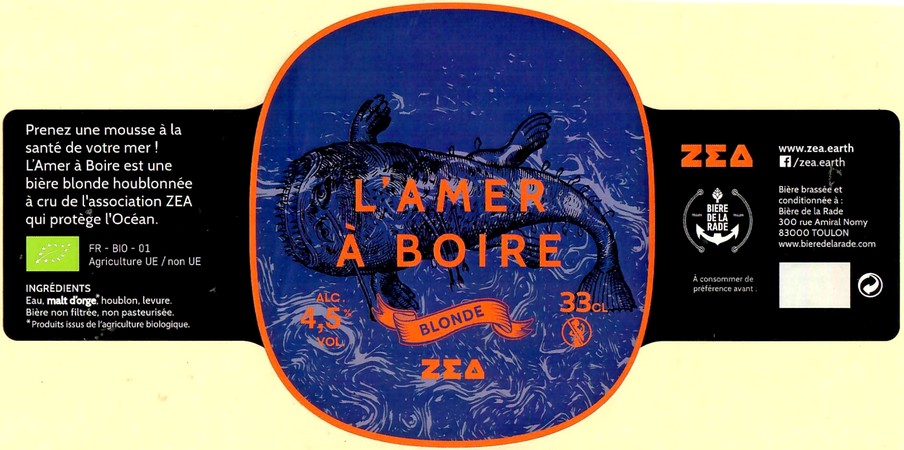 Etiquette BRASSERIE BIERE DE LA RADE 11