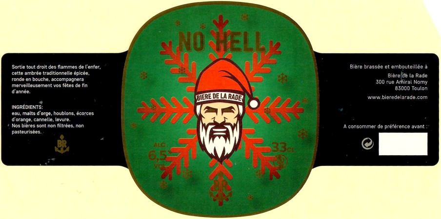 Etiquette BRASSERIE BIERE DE LA RADE 14