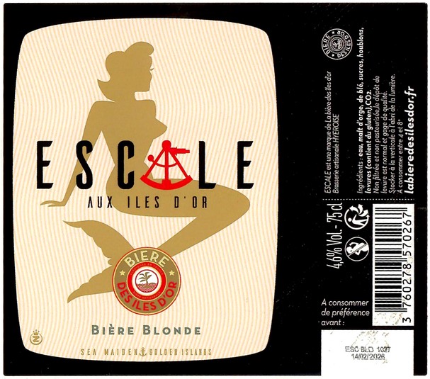 Etiquette BRASSERIE BIERE DES ILES D'OR 10
