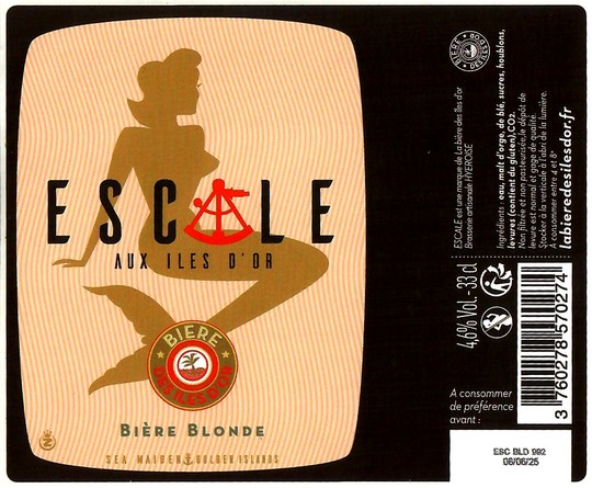 Etiquette BRASSERIE BIERE DES ILES D'OR 12