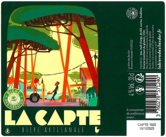 Etiquette BRASSERIE BIERE DES ILES D'OR 14