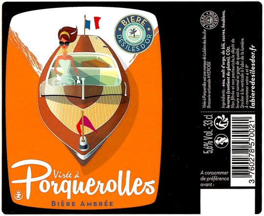 Etiquette BRASSERIE BIERE DES ILES D'OR 17