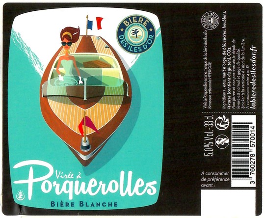 Etiquette BRASSERIE BIERE DES ILES D'OR 18