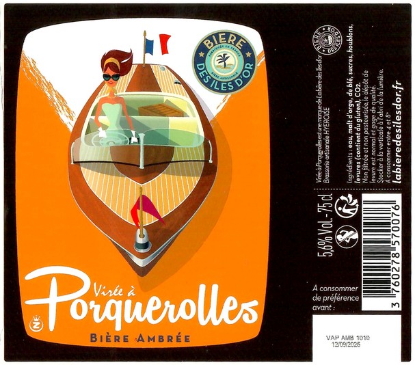 Etiquette BRASSERIE BIERE DES ILES D'OR 24