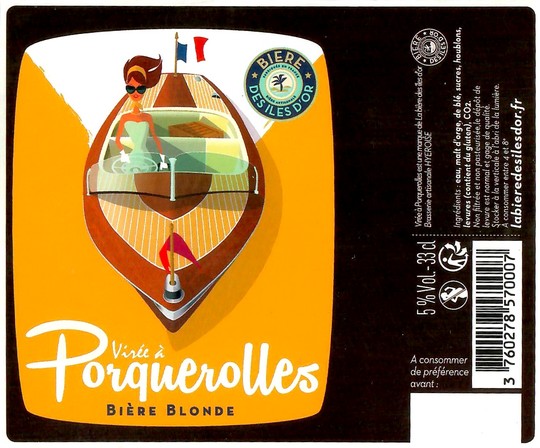 Etiquette BRASSERIE BIERE DES ILES D'OR 28