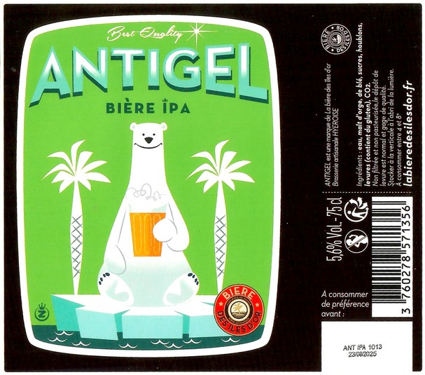 Etiquette BRASSERIE BIERE DES ILES D'OR 31