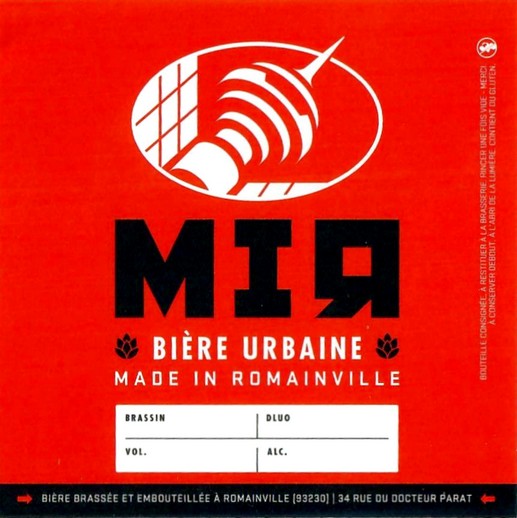 Etiquette BRASSERIE BIERE MIR 04