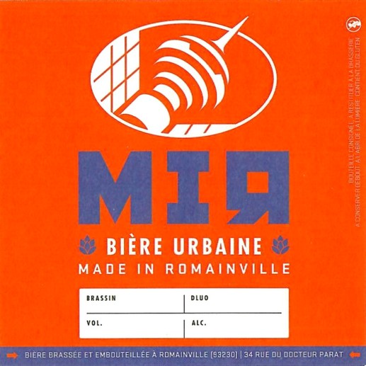 Etiquette BRASSERIE BIERE MIR 05
