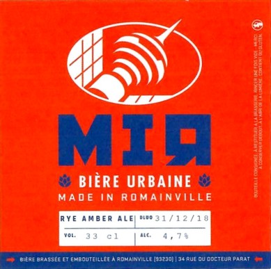 Etiquette BRASSERIE BIERE MIR 06