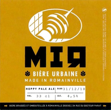 Etiquette BRASSERIE BIERE MIR 11