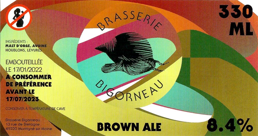 Etiquette BRASSERIE BIGORNEAU 28