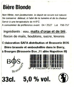 Etiquette BRASSERIE BOS 34B
