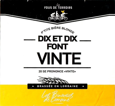 Etiquette BRASSERIE BRASSEURS DE LORRAINE 27