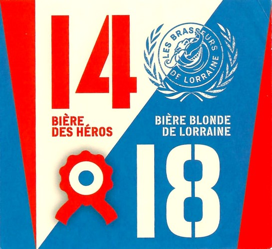Etiquette BRASSERIE BRASSEURS DE LORRAINE 34