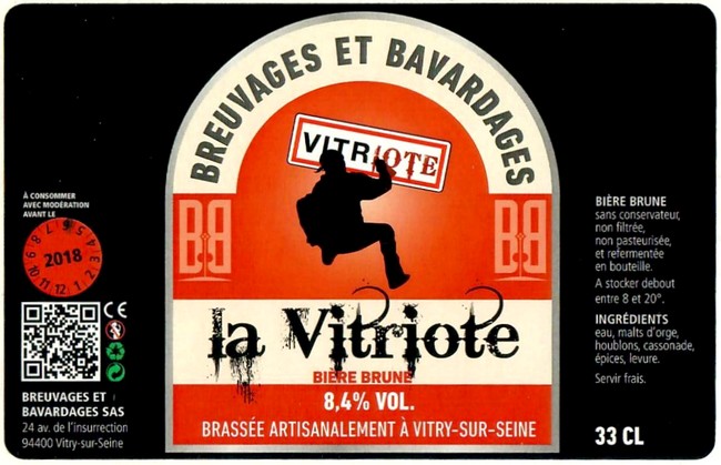 Etiquette BRASSERIE BREUVAGES ET BAVARDAGES 11