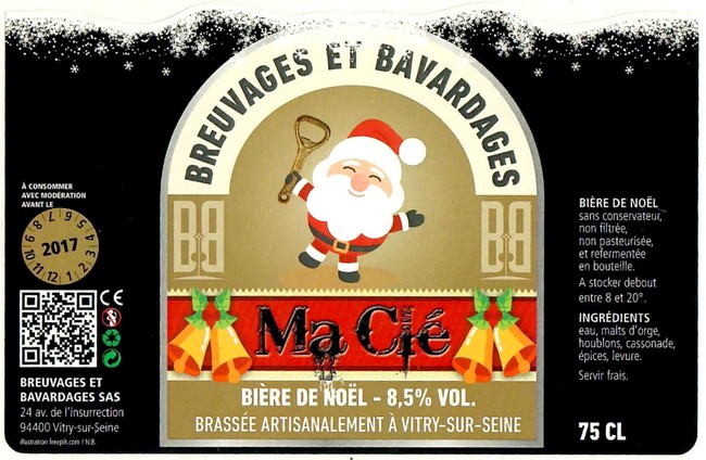 Etiquette BRASSERIE BREUVAGES ET BAVARDAGES 15