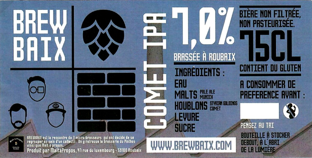 etiquette BRASSERIE BREWBAIX 03