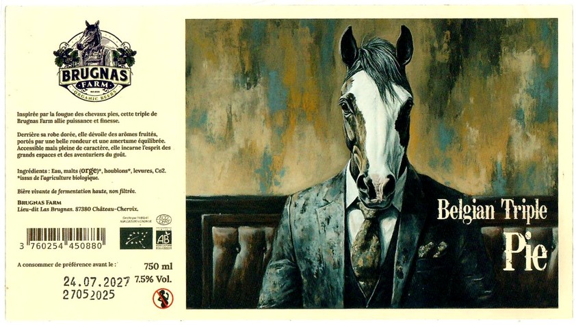 Etiquette BRASSERIE BRUGNAS FARM 05