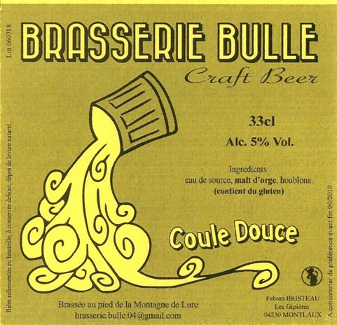Etiquette BRASSERIE BULLE 05