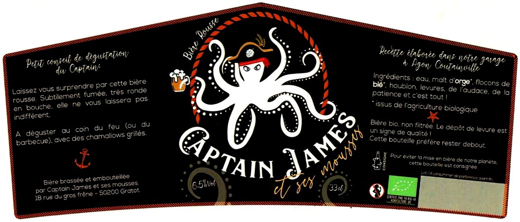 etiquette BRASSERIE CAPTAIN JAMES ET SES MOUSSES 04 etiquette BRASSERIE CAPTAIN JAMES ET SES MOUSSES 04
