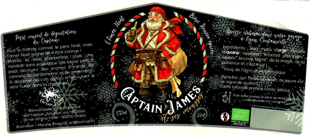 etiquette BRASSERIE CAPTAIN JAMES 07 etiquette BRASSERIE CAPTAIN JAMES 07