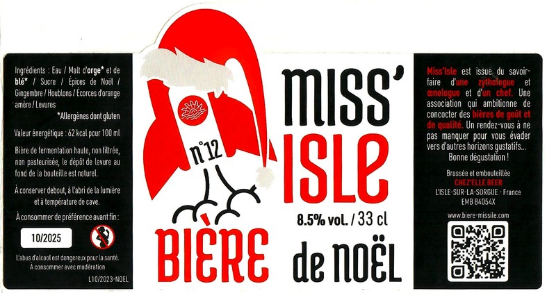 Etiquette BRASSERIE CHEZ ELLE BEER 16