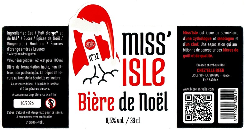 Etiquette BRASSERIE CHEZ ELLE BEER 28