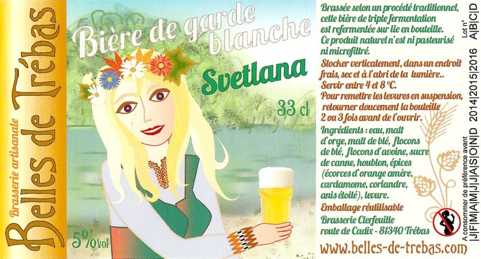 Etiquette BRASSERIE CLERFEUILLE 36