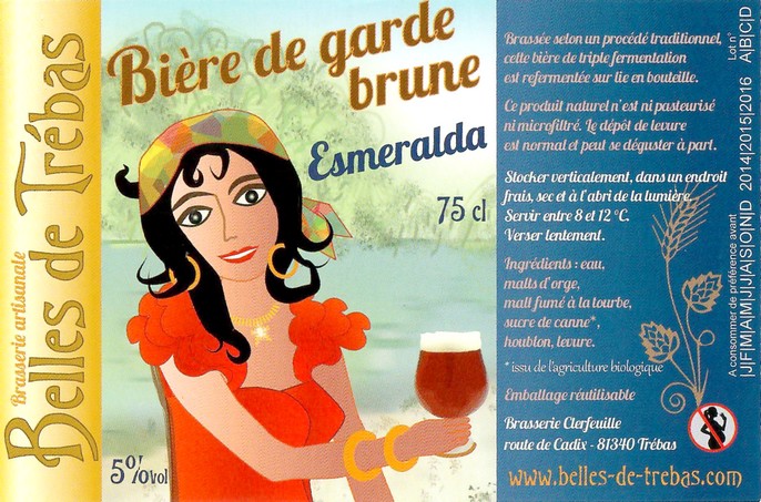 Etiquette BRASSERIE CLERFEUILLE 38