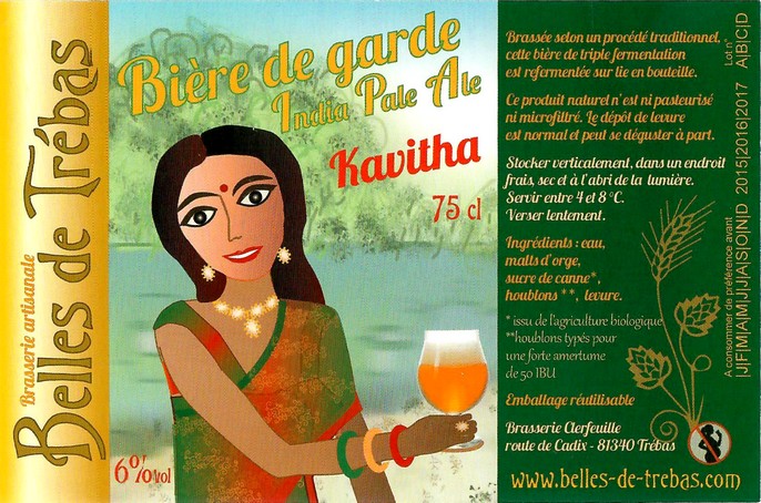 Etiquette BRASSERIE CLERFEUILLE 43