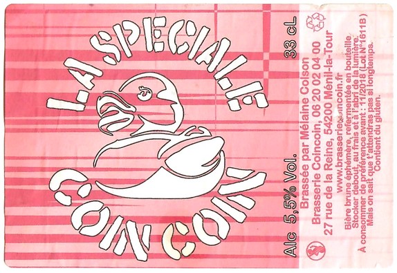 Etiquette BRASSERIE COINCOIN 44