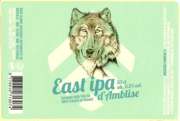 Etiquette BRASSERIE D'AMBLISE 13