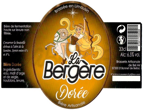 Etiquette BRASSERIE DE BEL AIR 42