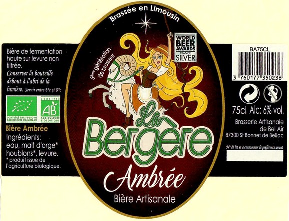 Etiquette BRASSERIE DE BEL AIR 57