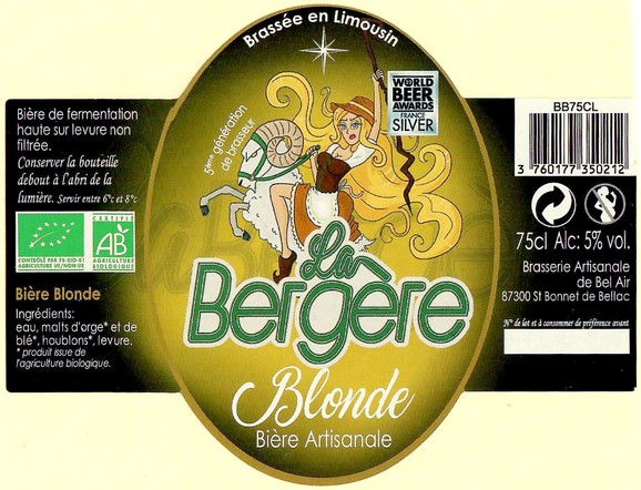 Etiquette BRASSERIE DE BEL AIR 59
