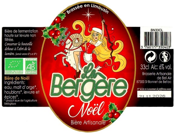 Etiquette BRASSERIE DE BEL AIR 65
