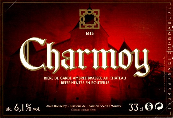 etiquette BRASSERIE DE CHARMOIS 08