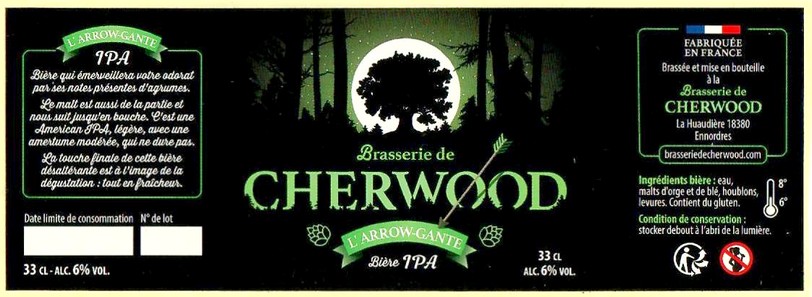 Etiquette BRASSERIE DE CHERWOOD 05