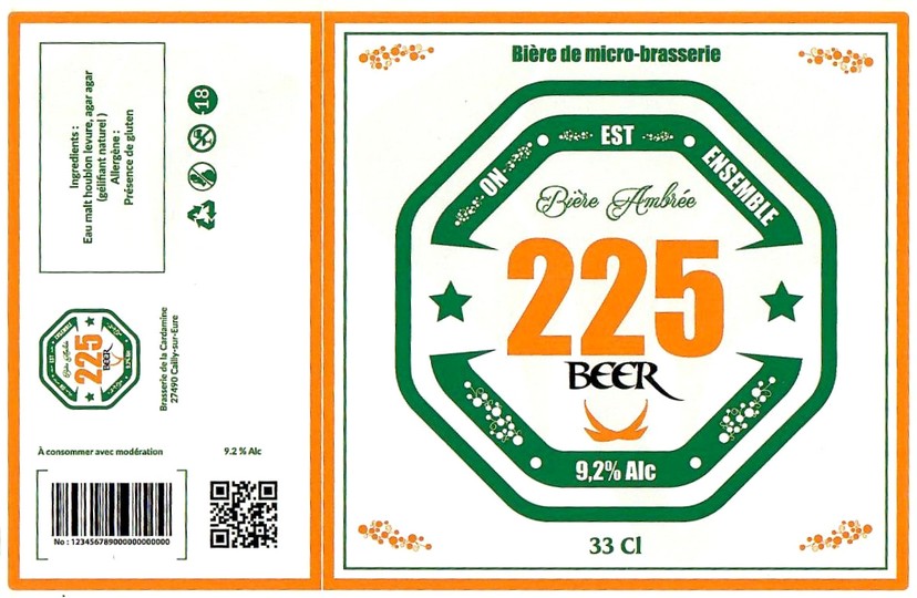 Etiquette BRASSERIE DE LA CARDAMINE 01