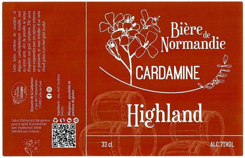 Etiquette BRASSERIE DE LA CARDAMINE 04